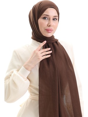 Pamuklu Soft Şal 70283-39 Acı Kahve