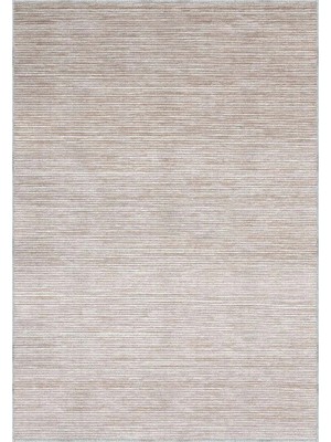 Gago Modern Bej Polyester ve Pamuklu Yıkanabilir Kaydırmaz Taban Dijital Baskı Halı