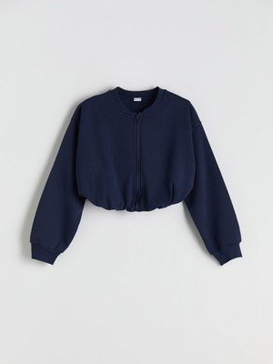 Lc Waikiki Yeni Sezon Kız Çocuk Fermuarlı Sweatshirt