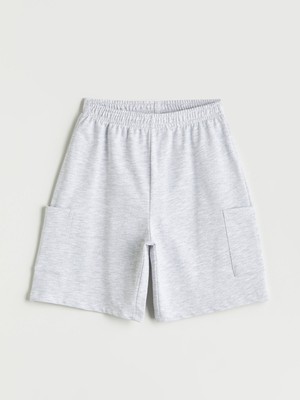 Lc Waikiki Yeni Sezon Beli Lastikli Kız Çocuk Kargo Şort