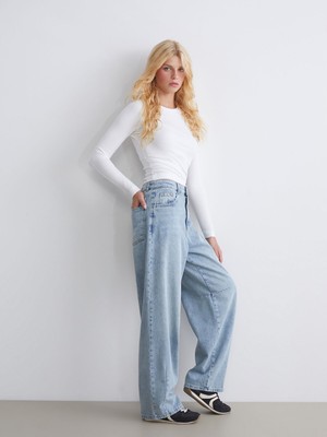 Lc Waikiki Yeni Sezon Baggy Fit Kadın Jean Pantolon