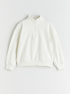 Lc Waikiki Yeni Sezon Dik Yaka Kız Çocuk Sweatshirt