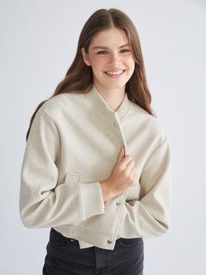 Lc Waikiki Yeni Sezon Kolej Yaka Kadın Kaşe Mont