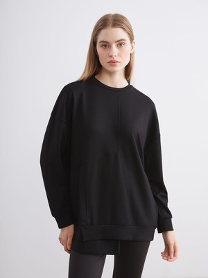 Lc Waikiki Yeni Sezon Bisiklet Yaka Kadın Spor Sweatshirt