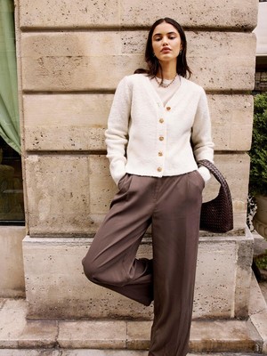 Lc Waikiki Yeni Sezon V Yaka Kadın Triko Hırka