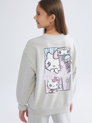 Lc Waikiki Yeni Sezon Hello Kitty Baskılı Kız Çocuk Sweatshirt
