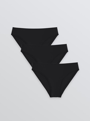 Lc Waikiki Yeni Sezon Büyük Beden Düz Bikini Külot 3'lü