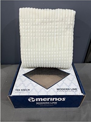 Merinos Modernline Tek Kişilik Yatak Örtüsü