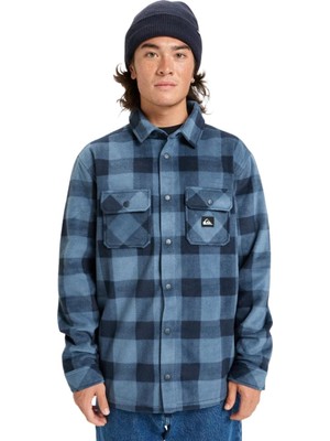 Quiksilver Bering Strait Check Shirt Erkek Polar Ceket