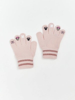 Lc Waikiki Yeni Sezon Minnie Mouse Baskılı Kız Çocuk Eldiven
