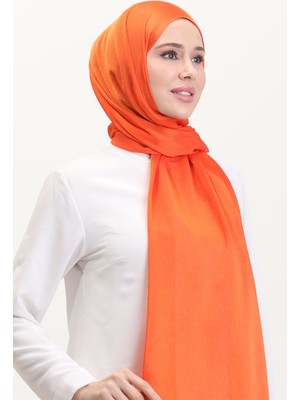 Jan Jan Şifon Şal 70239-19 Oranj