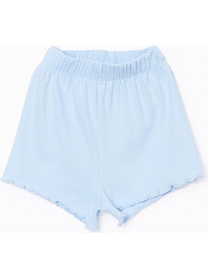 Lc Waikiki Yeni Sezon Beli Lastikli Basic Kız Çocuk Şort