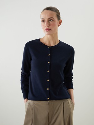 Lc Waikiki Yeni Sezon Bisiklet Yaka Kadın Triko Hırka