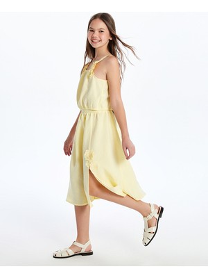 Lc Waikiki Yeni Sezon Beli Lastikli Çiçekli Kız Çocuk Etek