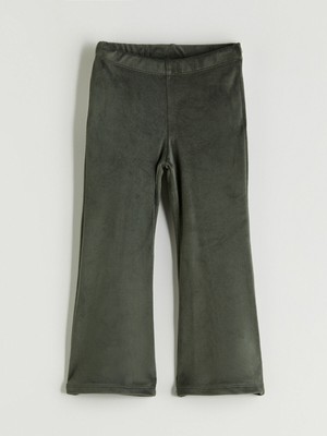 Lc Waikiki Yeni Sezon Beli Lastikli Ispanyol Paça Kadife Kız Çocuk Tayt