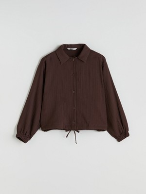 Lc Waikiki Yeni Sezon Oversize Müslin Kadın Gömlek