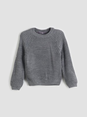 Lc Waikiki Yeni Sezon Bisiklet Yaka Kız Çocuk Triko Kazak