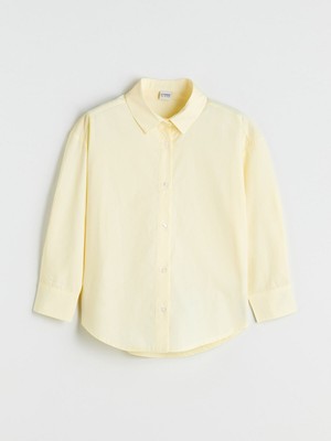 Lc Waikiki Yeni Sezon Basic Uzun Kollu Kız Çocuk Gömlek