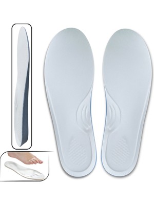 Memory Hafızalı Iç Tabanlık, Topuk Dikeni, Düz Taban Içe Basma Ark Takviyeli Ayakkabı Tabanı, 1 Çift