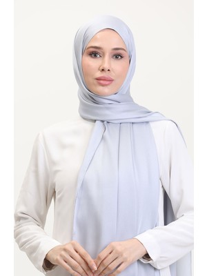 Kristal Şal 70255-03 Gümüş Gri