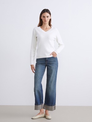 Lc Waikiki Yeni Sezon Wideleg Kadın Jean Pantolon