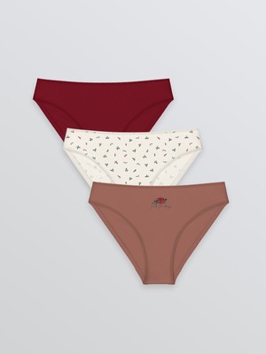 Lc Waikiki Yeni Sezon Baskılı Bikini Külot 3'lü