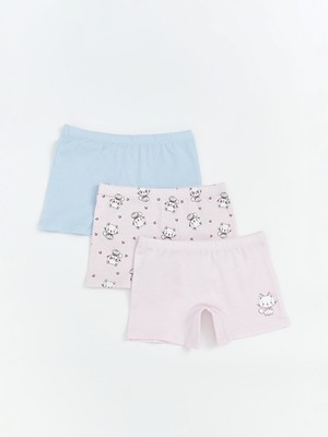 Lc Waikiki Yeni Sezon Hello Kitty Baskılı Kız Çocuk Boxer 3'lü