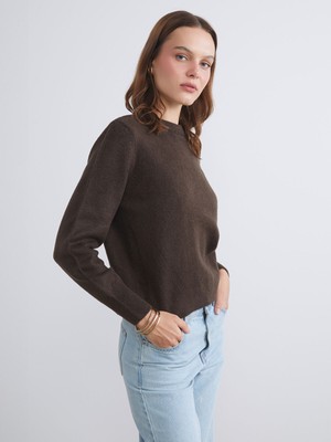 Lc Waikiki Yeni Sezon Bisiklet Yaka Kadın Triko Kazak