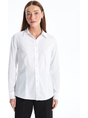 Lc Waikiki Yeni Sezon Düz Uzun Kollu Kadın Gömlek