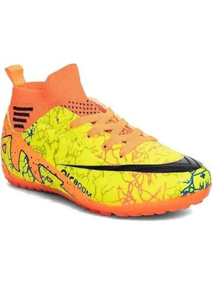 Air Laliga Air Boom Model Halı Saha Ayakkabısı Sarı/turuncu/desenli
