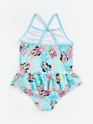 Lc Waikiki Yeni Sezon Minnie Mouse Baskılı Kız Çocuk Mayo