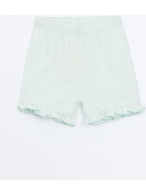 Lc Waikiki Yeni Sezon Beli Lastikli Basic Kız Çocuk Şort