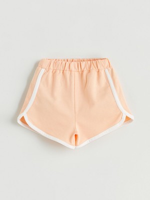 Lc Waikiki Yeni Sezon Beli Lastikli Kız Çocuk Şort