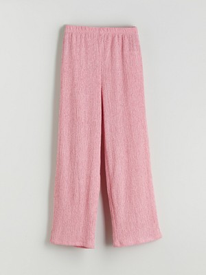 Lc Waikiki Yeni Sezon Beli Lastikli Dokulu Kız Çocuk Pantolon