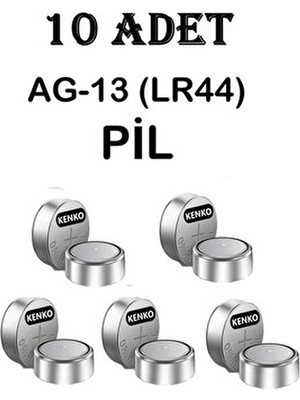 AG13 (LR44) Pil 10 Adet