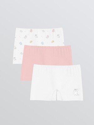 Lc Waikiki Yeni Sezon Baskılı Kız Çocuk Boxer 3'lü