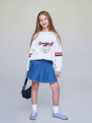 Lc Waikiki Yeni Sezon Basic Pileli Kız Çocuk Jean Etek