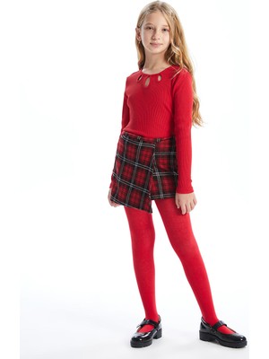 Lc Waikiki Yeni Sezon Beli Lastikli Kız Çocuk Şort Etek