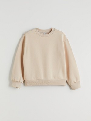 Lc Waikiki Yeni Sezon Bisiklet Yaka Kız Çocuk Sweatshirt