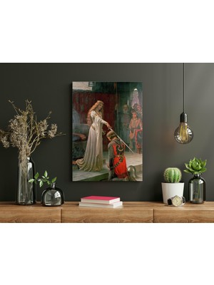 Edmund Leighton -The Accolade- Ahşap Mdf Tablo