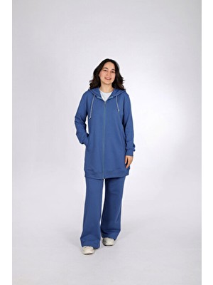 Alerva Tesettür Eşofman Takımı Taş Kordonlu