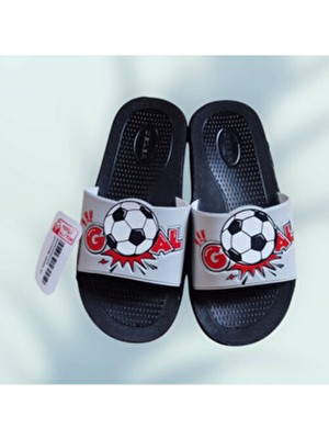 Erkek Çocuk Yazlık Pu Islak Zemine Uygun Ev Banyo Bahçe Havuz Terlik