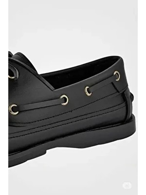 Tamamı Hakiki Deri Garantili Rahat Günlük Mokasen Tekne Stili Rahat Erkek Ortopedik Taban Ayakkabı