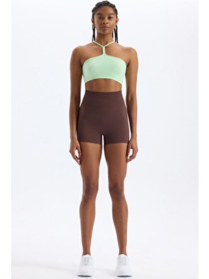 Toparlayıcı Şort Kakao Kahve