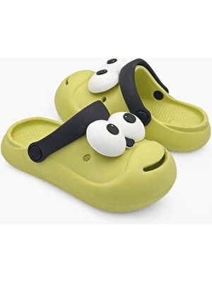 Günlük Unisex Bahçe Plaj Terliği Limon Renk Terlik