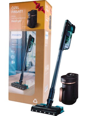 6000 Serisi XC6557/01 Şarjlı Dikey Süpürge - Philips HDA150/61 Inox Türk Kahve Makinesi Hediyeli