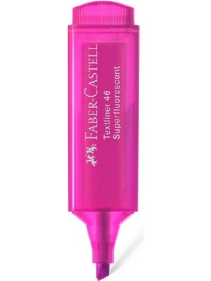 Faber Castell Fosforlu Kalem 1546 Şeffaf Pembe 10’lu Paket