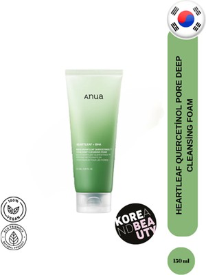 Anua Heartleaf Quercetinol Pore Deep Cleansing Foam 150 ml | Yoğun Köpük Temizleyici Kadınlar İçin