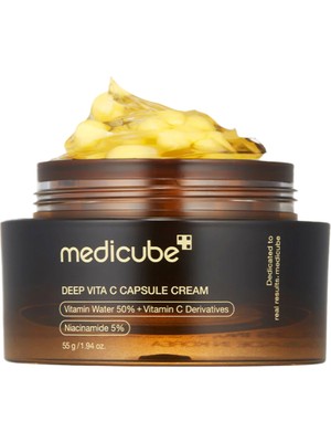 Deep Vita C Capsule Cream Leke Karşıtı ve Parlatıcı 5 Çeşit C Vitaminli Kapsül Yüz Kremi 55 gr