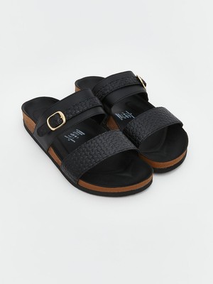 Lc Waikiki Yeni Sezon Çift Bantlı Kadın Terlik